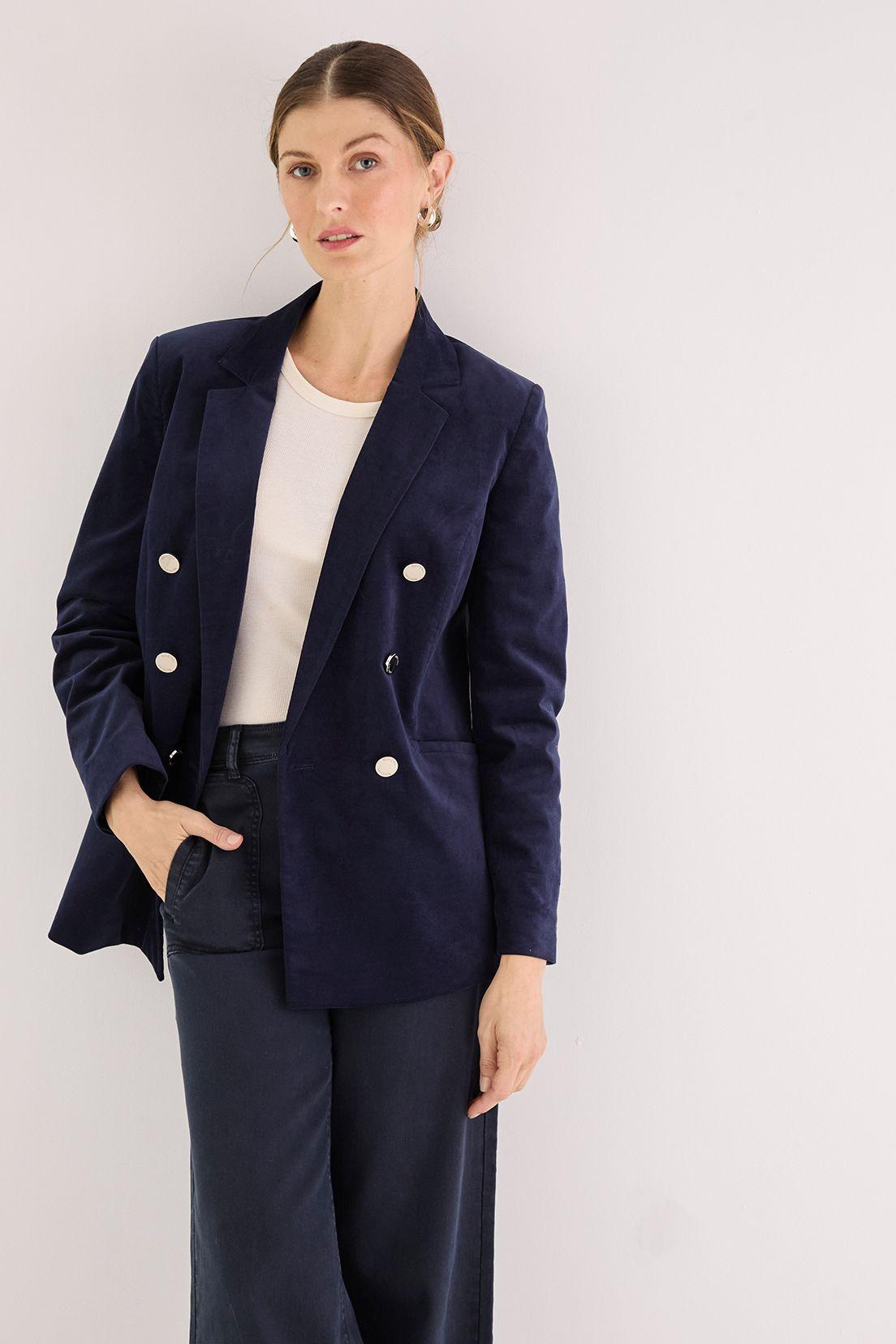 Blazer Liso Azul 16004125006104-0