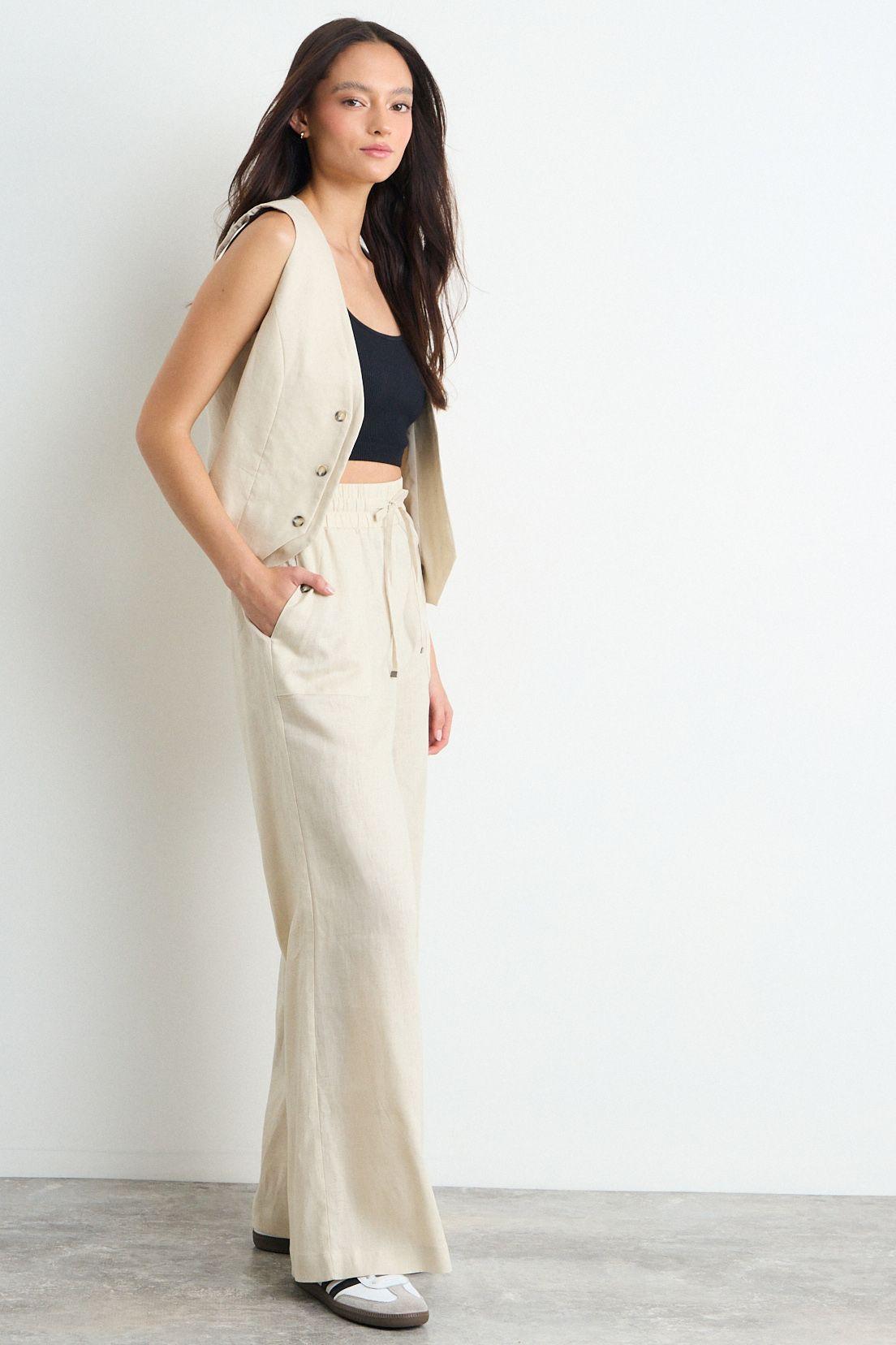 Pantalon Liso Beige iO 11020225024106-4