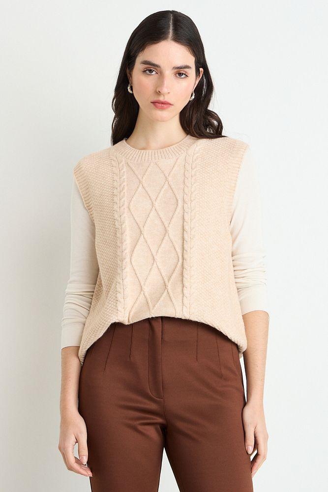 Sweater Liso Beige 18104125004106-0
