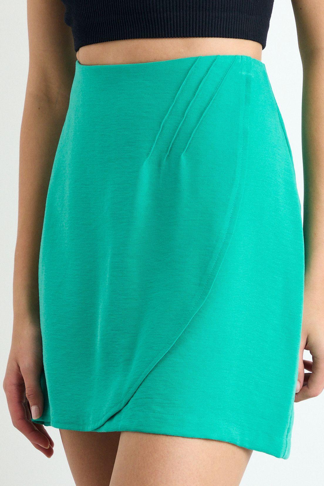 Falda Lisa Verde Oliva iO 12020225052107-2