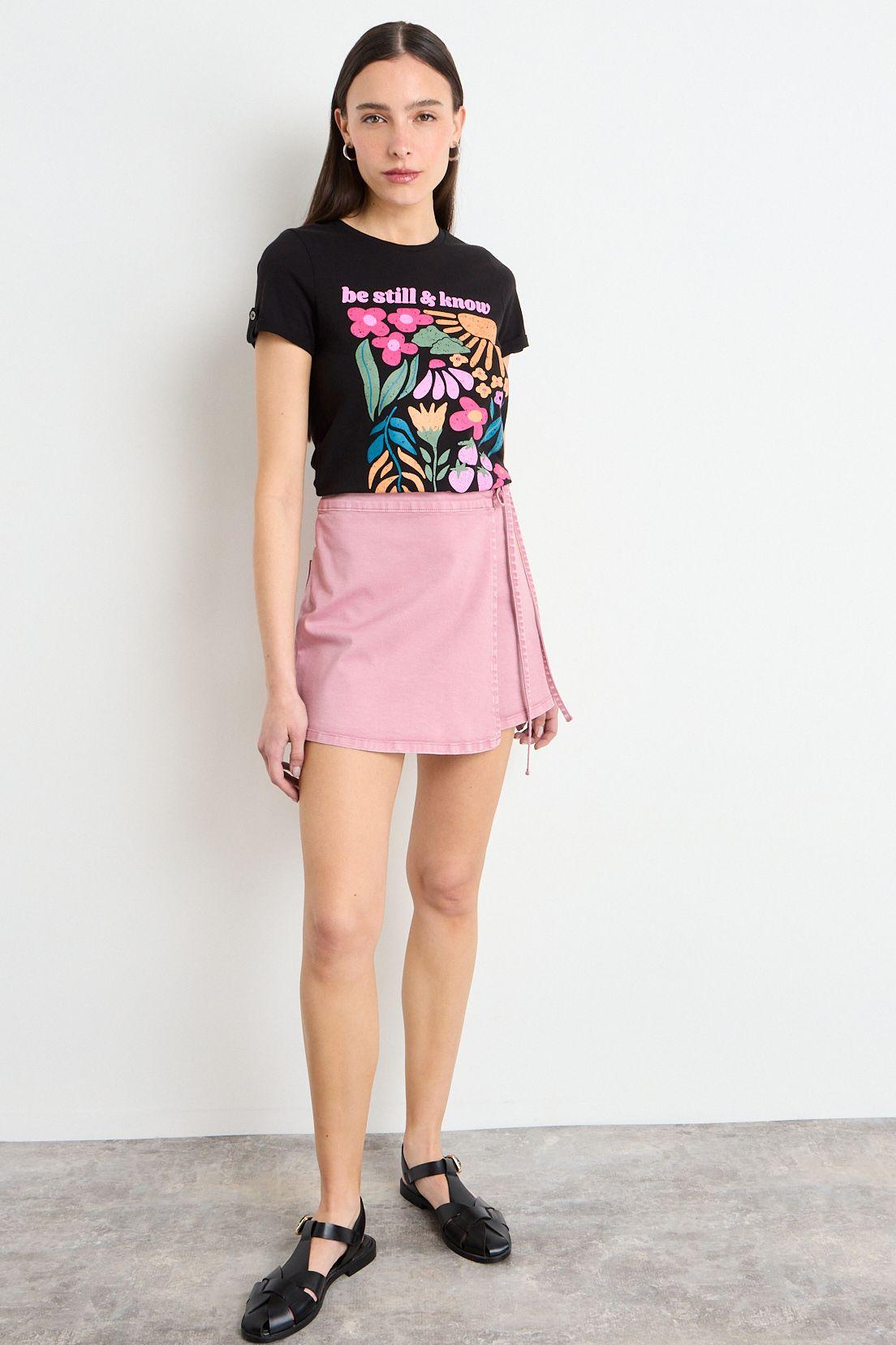 Polera Manga Corta Negra iO 14620225005102-2
