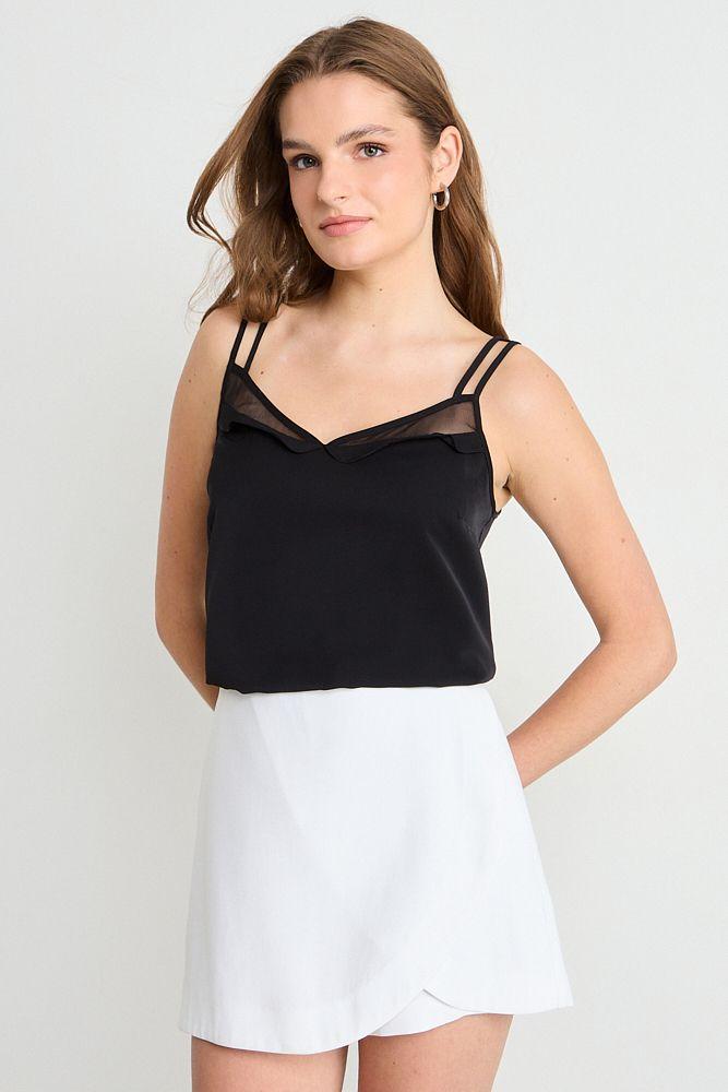 Blusa Sin Mangas Negro iO 14020225009102-0