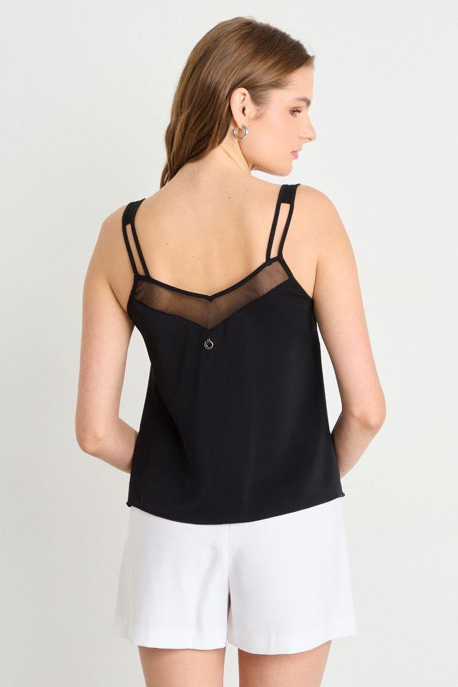 Blusa Sin Mangas Negro iO 14020225009102-1