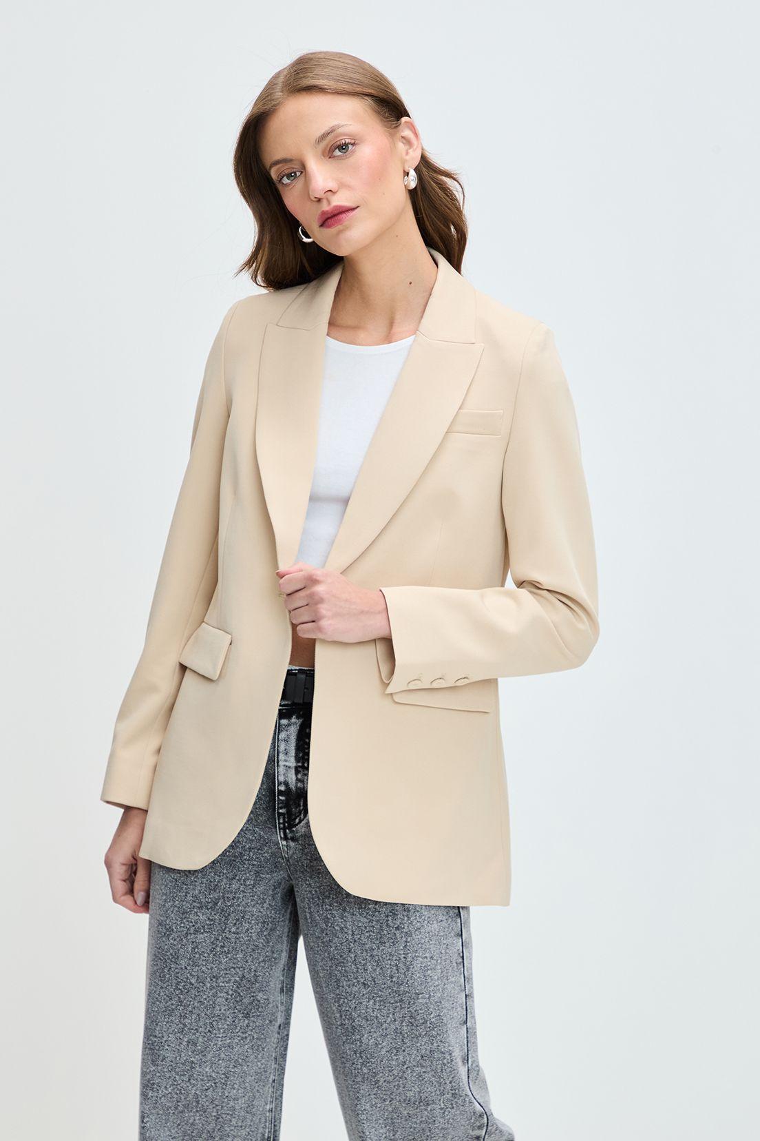 Blazer Liso Beige 16020125012106-1