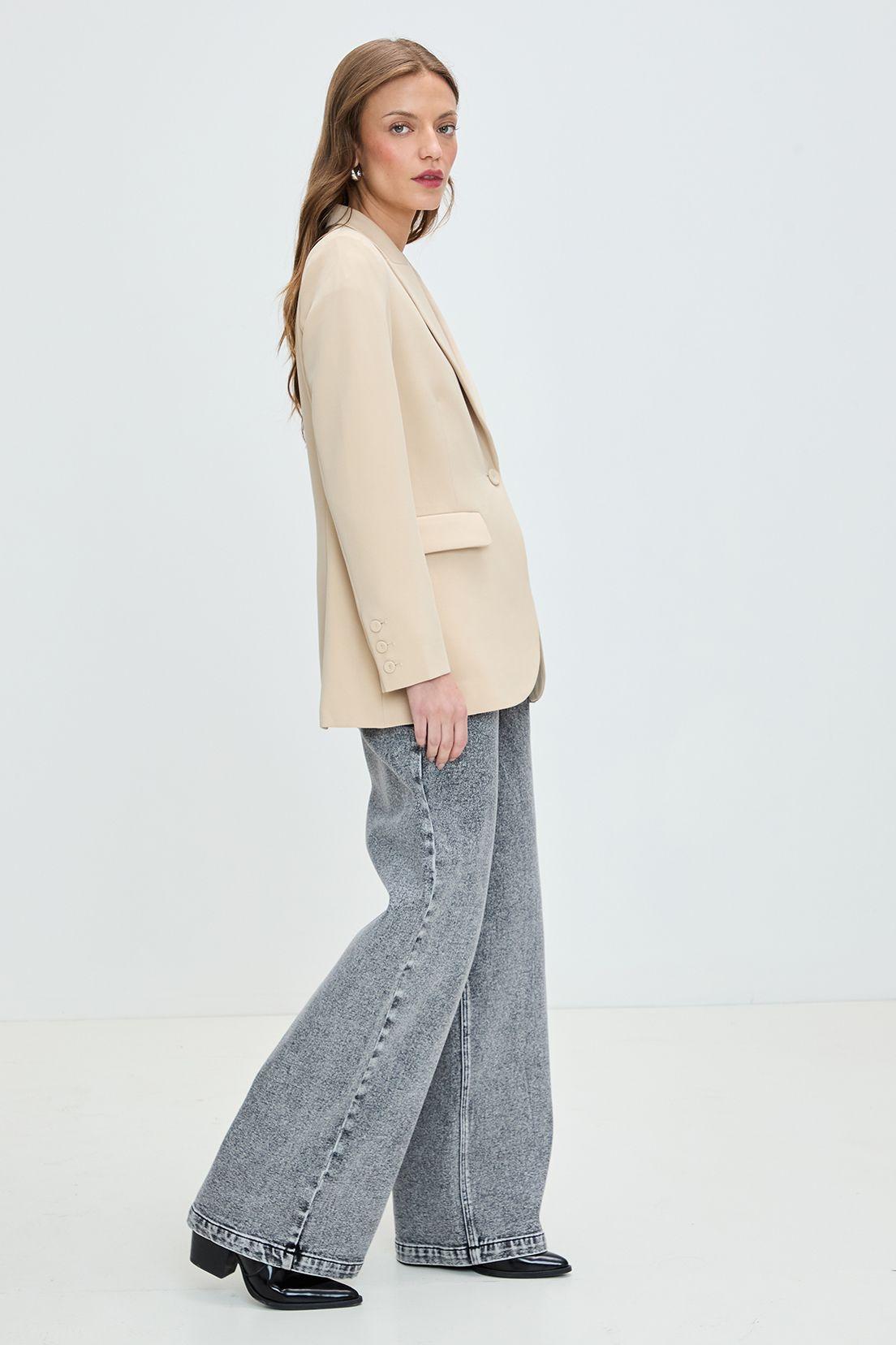Blazer Liso Beige 16020125012106-4