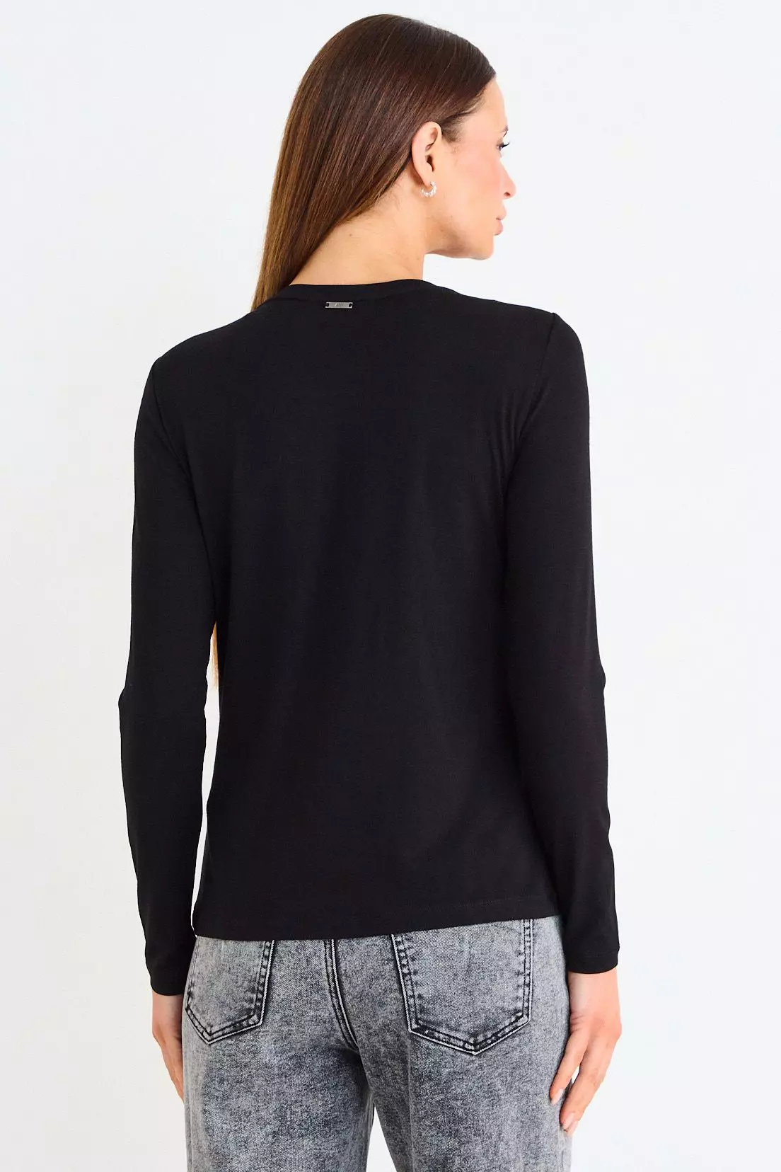 Polera Manga Larga Negro Ash 14207126080102-2