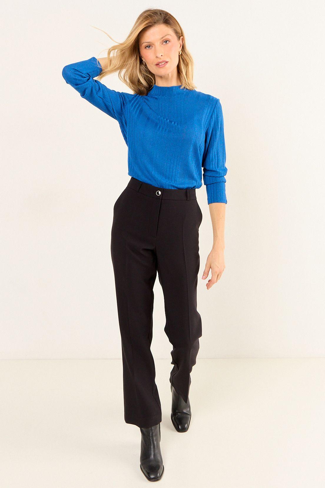 Polera Lisa Azul Ma Griffe 14202126054134-4