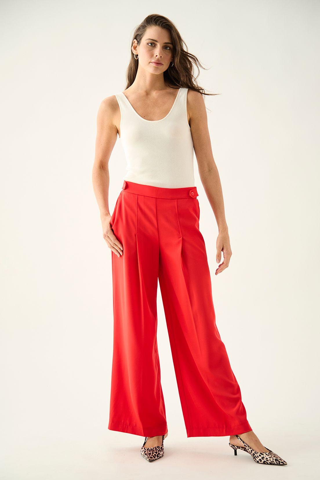 Pantalon Liso Rojo Ash 11007224064103-0