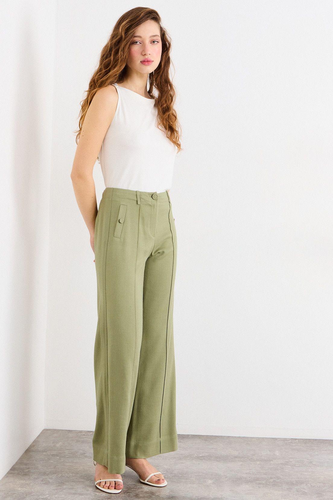 Pantalon Verde Oliva iO 11020226059107-4