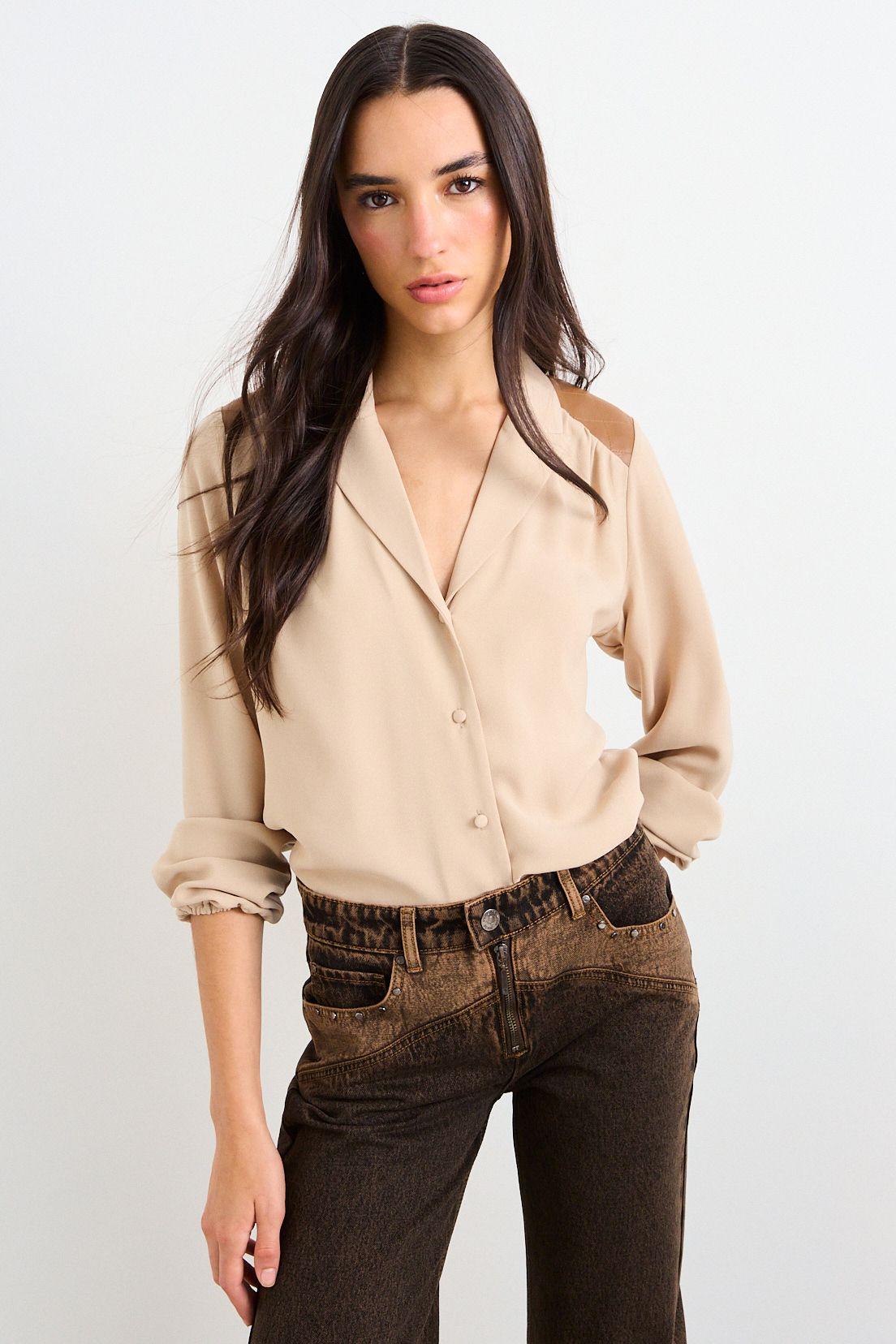 Blusa Lisa Beige iO 14020126011106-1