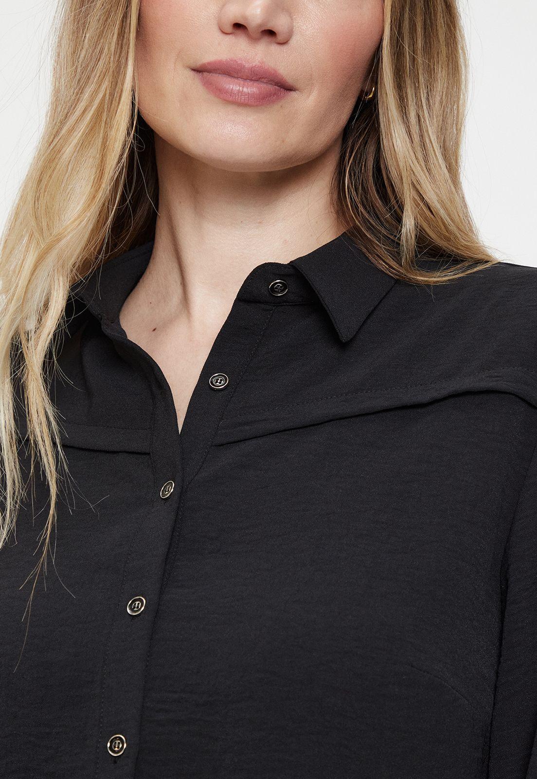 Blusa Lisa Negro Ma Griffe 14002224003102-1