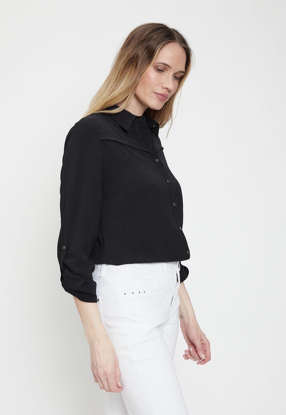 Blusa Lisa Negro Ma Griffe 14002224003102-3