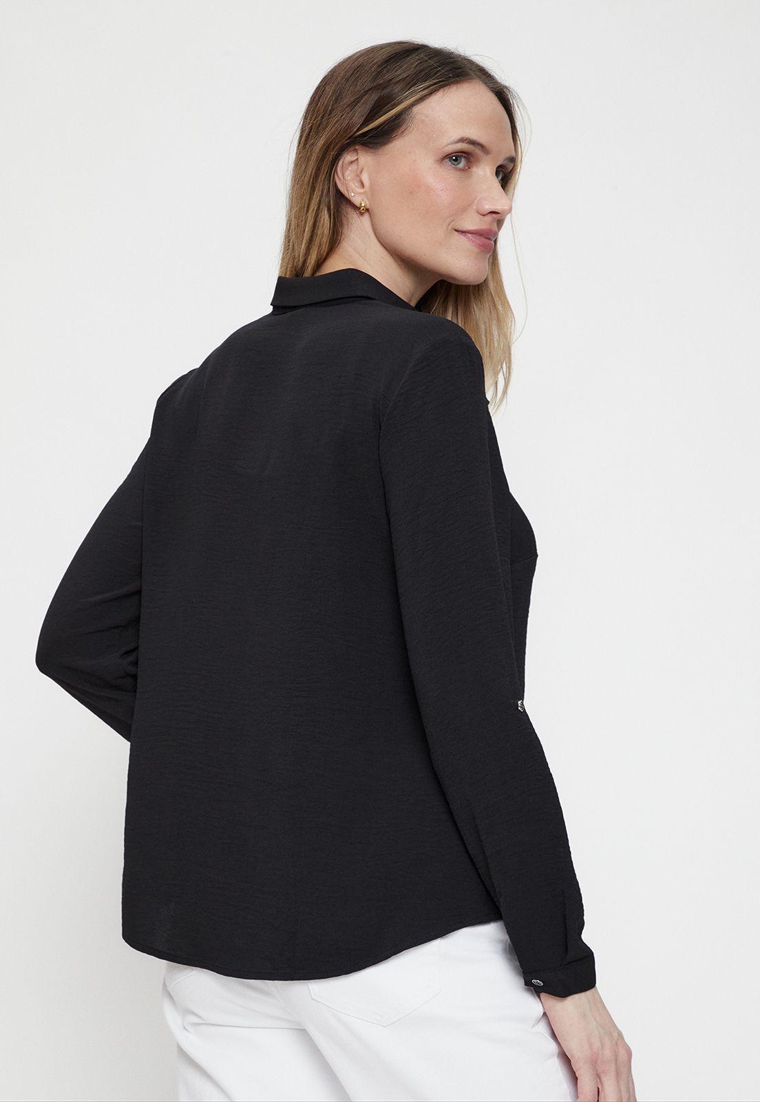 Blusa Lisa Negro Ma Griffe 14002224003102-4