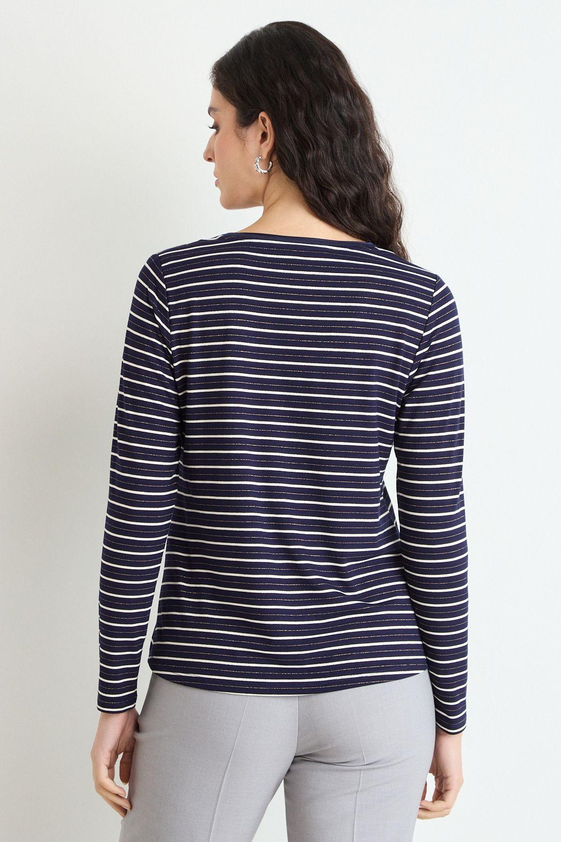 Polera Manga Larga Azul Ash 14307225001104-2