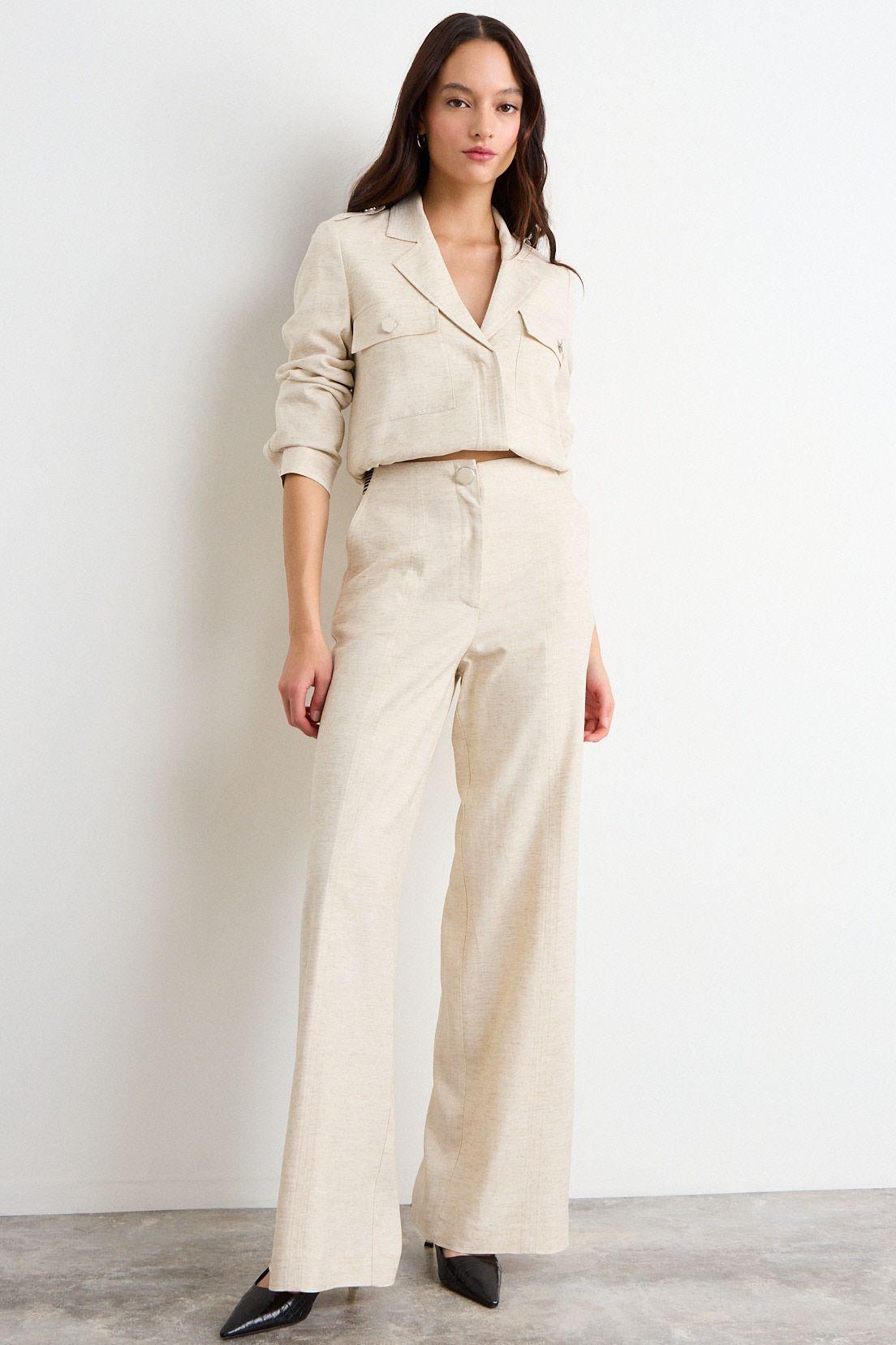 Pantalon Liso Beige iO 11020126001106-0