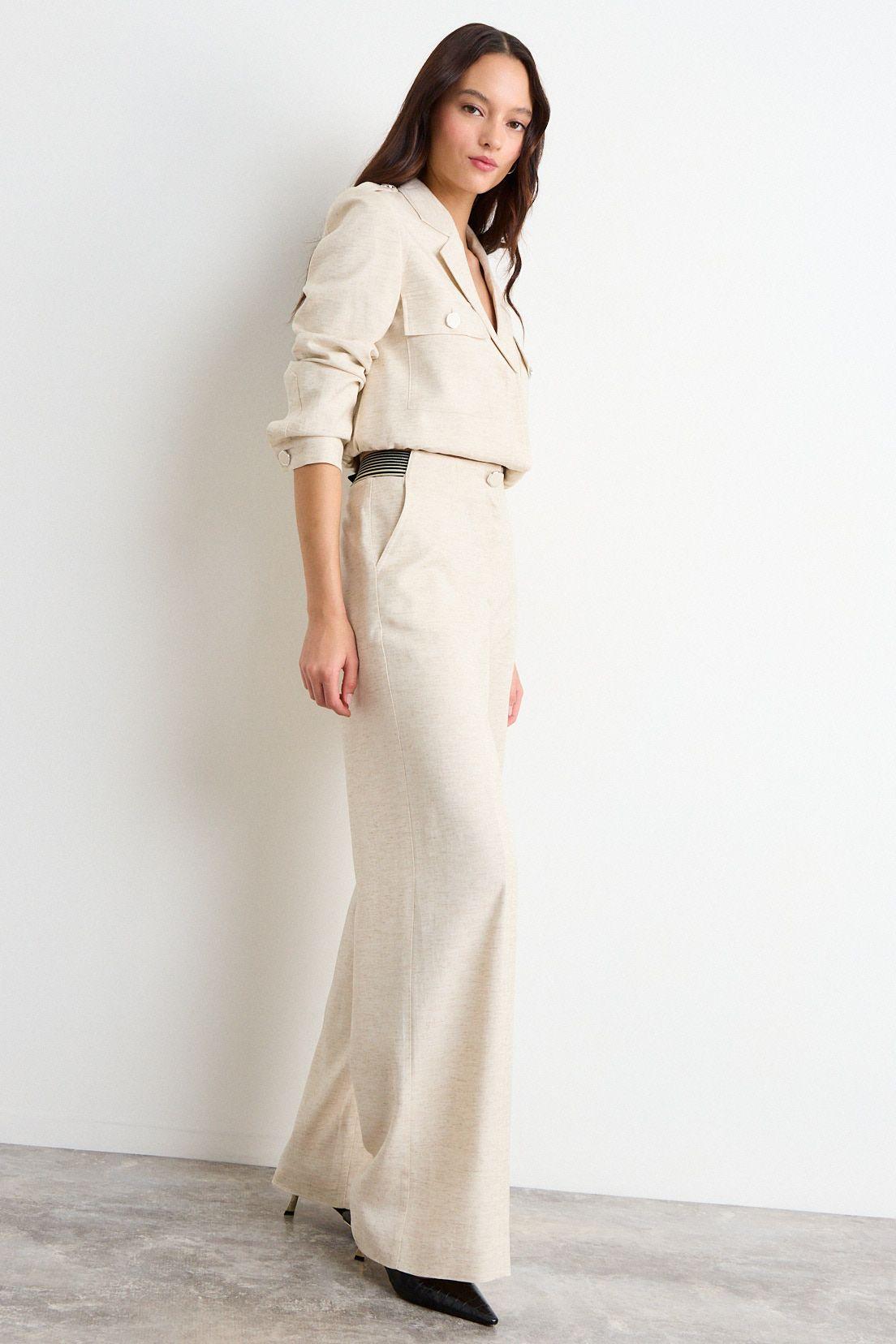 Pantalon Liso Beige iO 11020126001106-4
