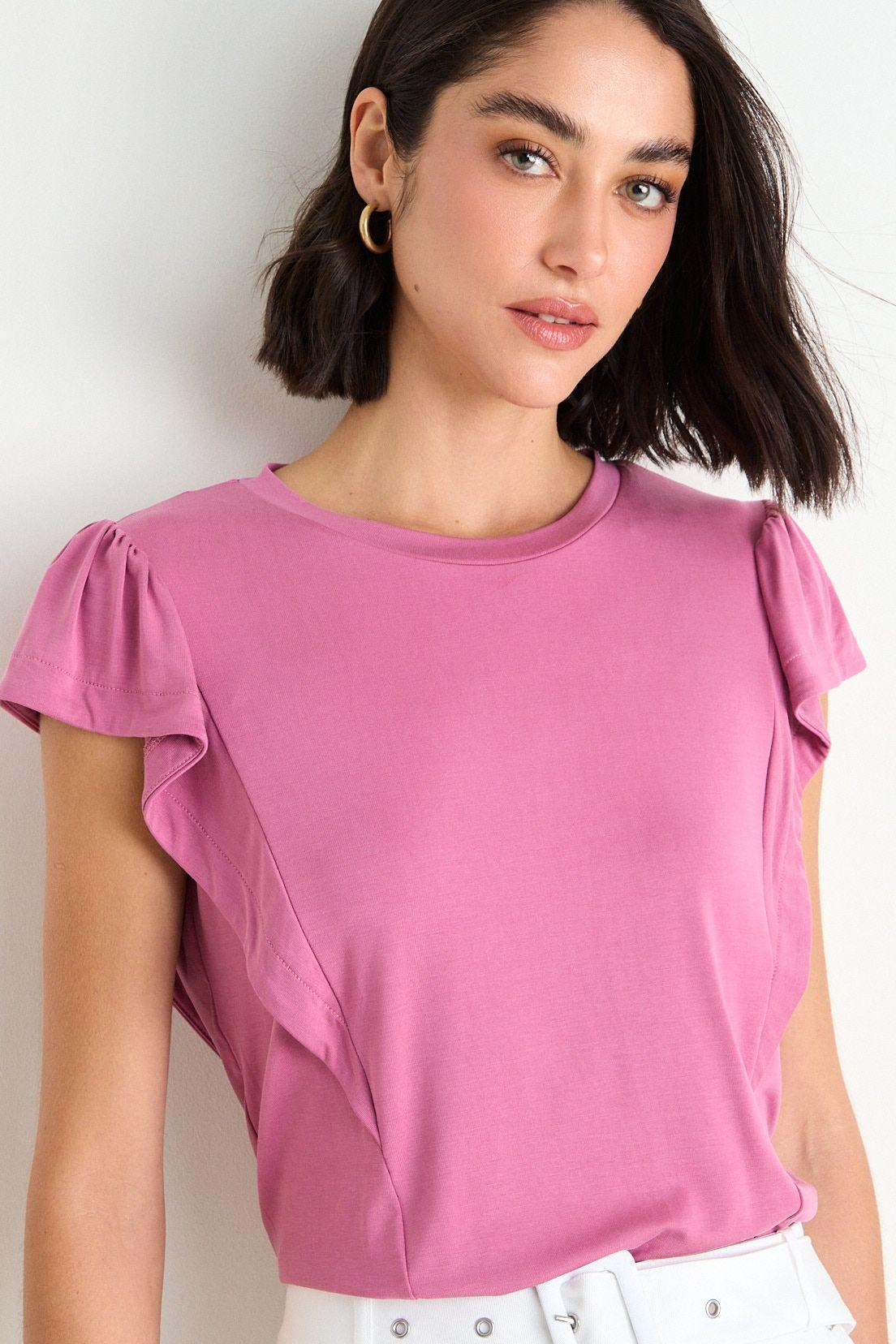 Polera Lisa Fucsia Ash 14207126001116-1