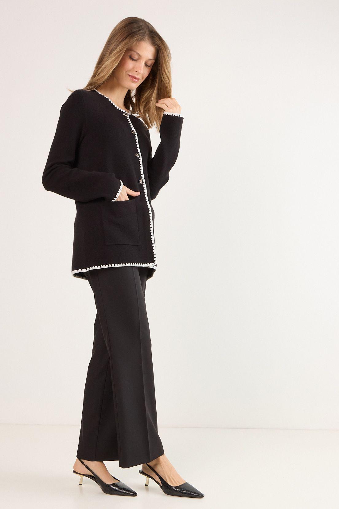Cardigan Negro Ma Griffe 18002225050102-3