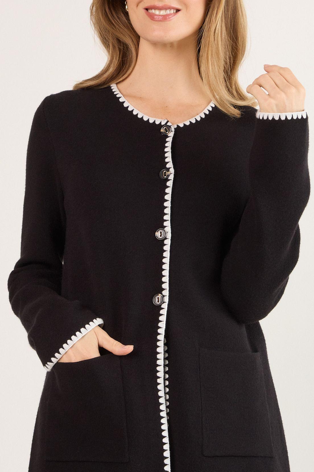 Cardigan Negro Ma Griffe 18002225050102-1