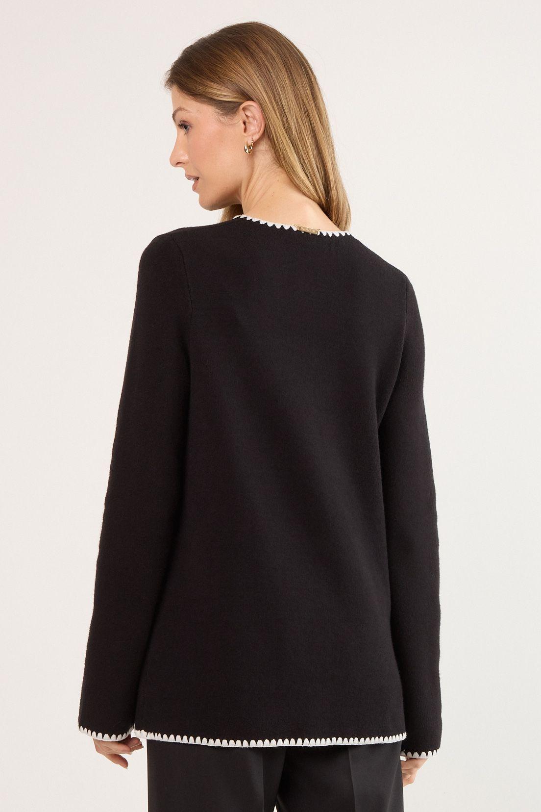 Cardigan Negro Ma Griffe 18002225050102-2