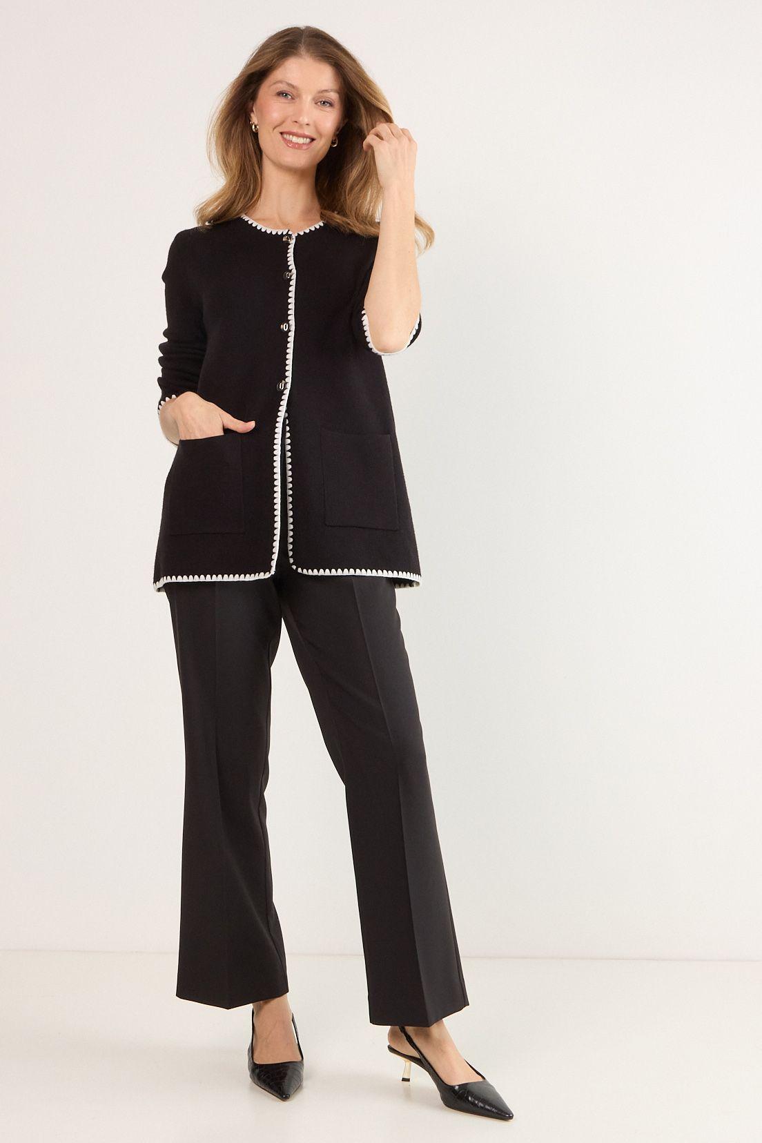 Cardigan Negro Ma Griffe 18002225050102-4