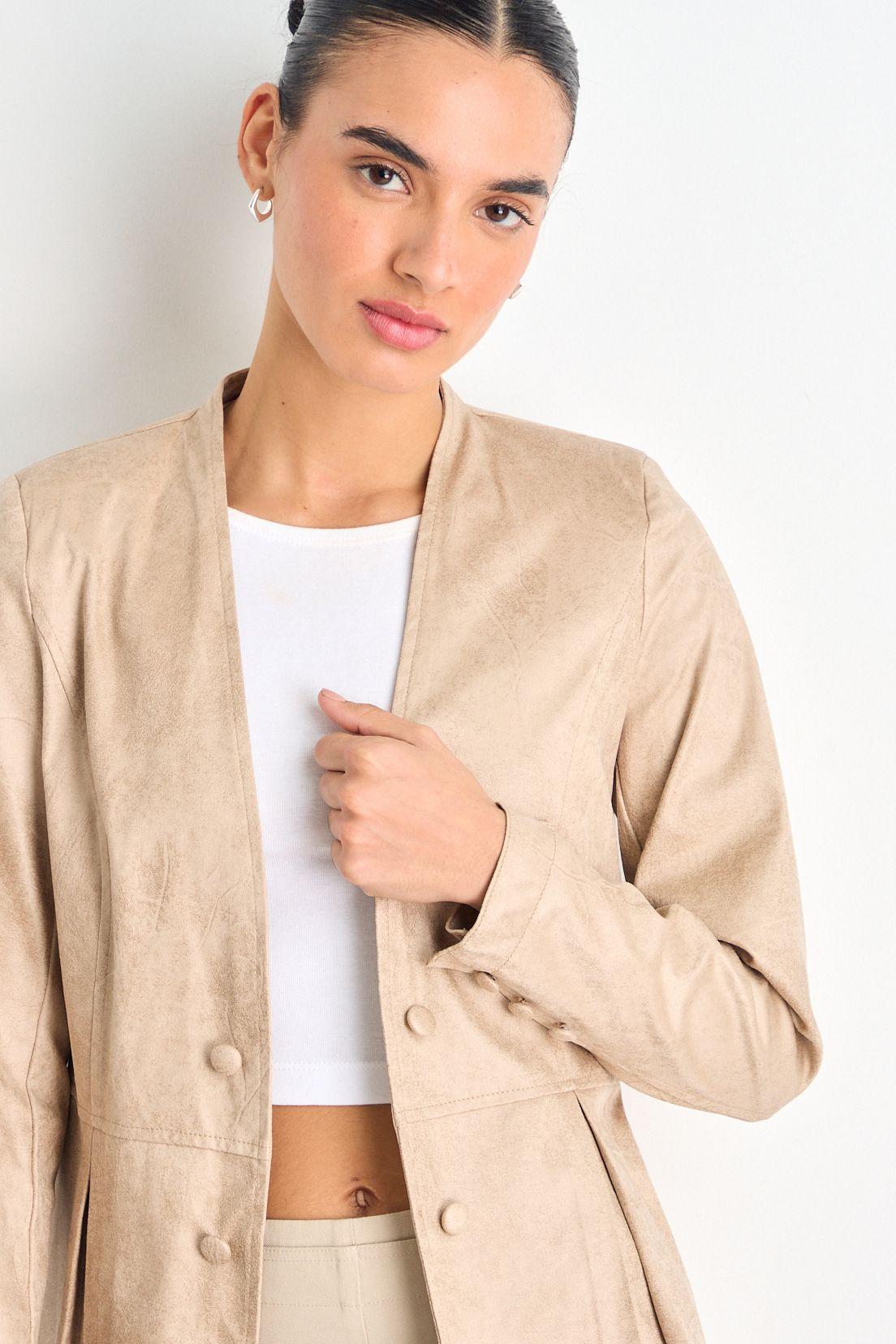 Chaqueta Beige iO 17520225006106-1