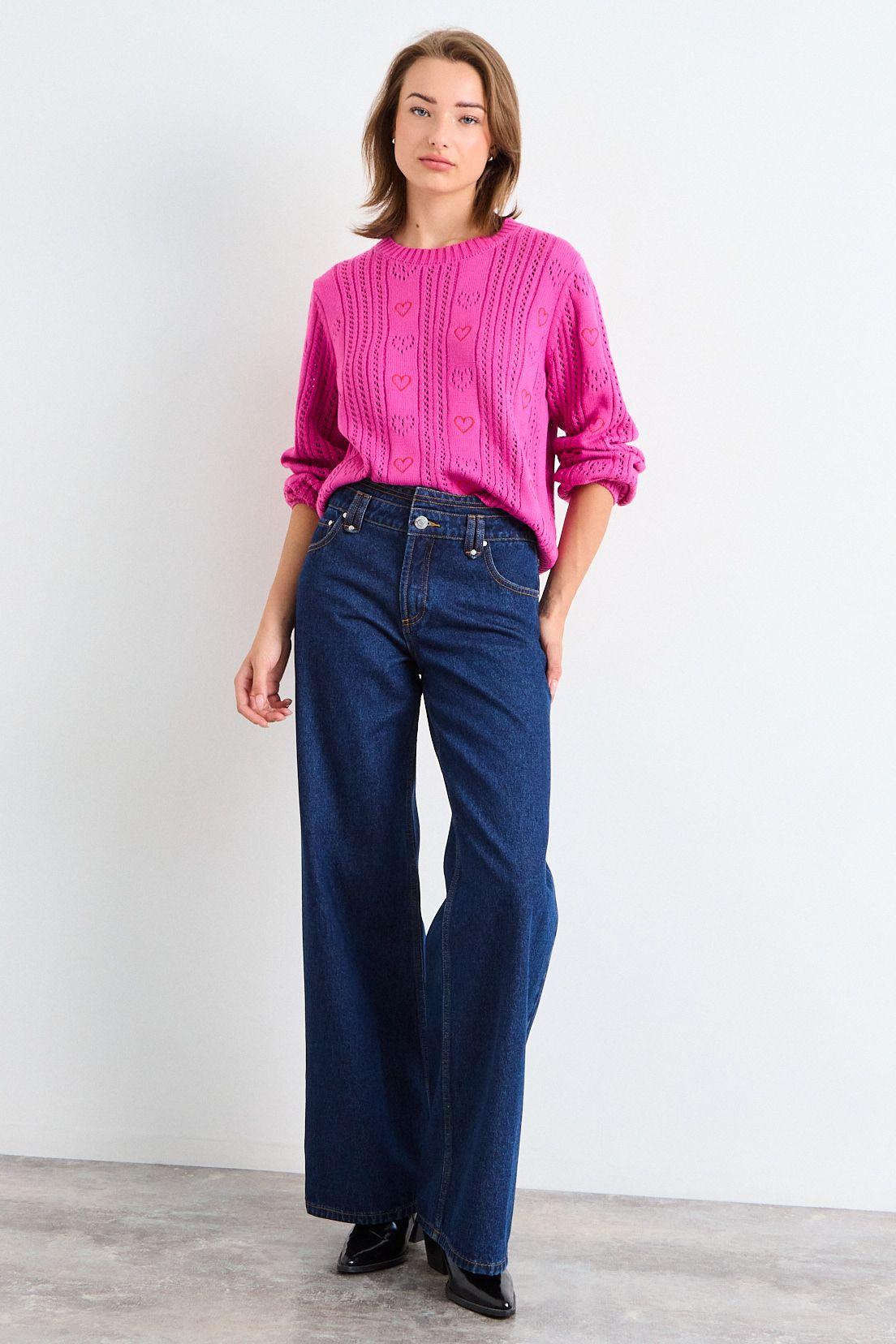 Sweater Liso Fucsia iO 18120126004116-3