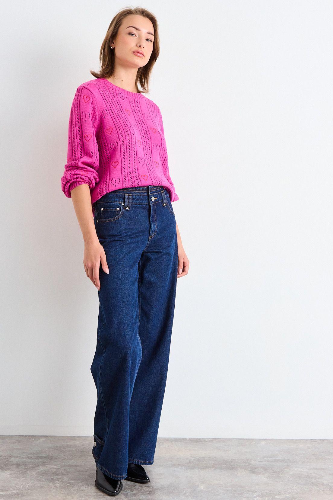 Sweater Liso Fucsia iO 18120126004116-4