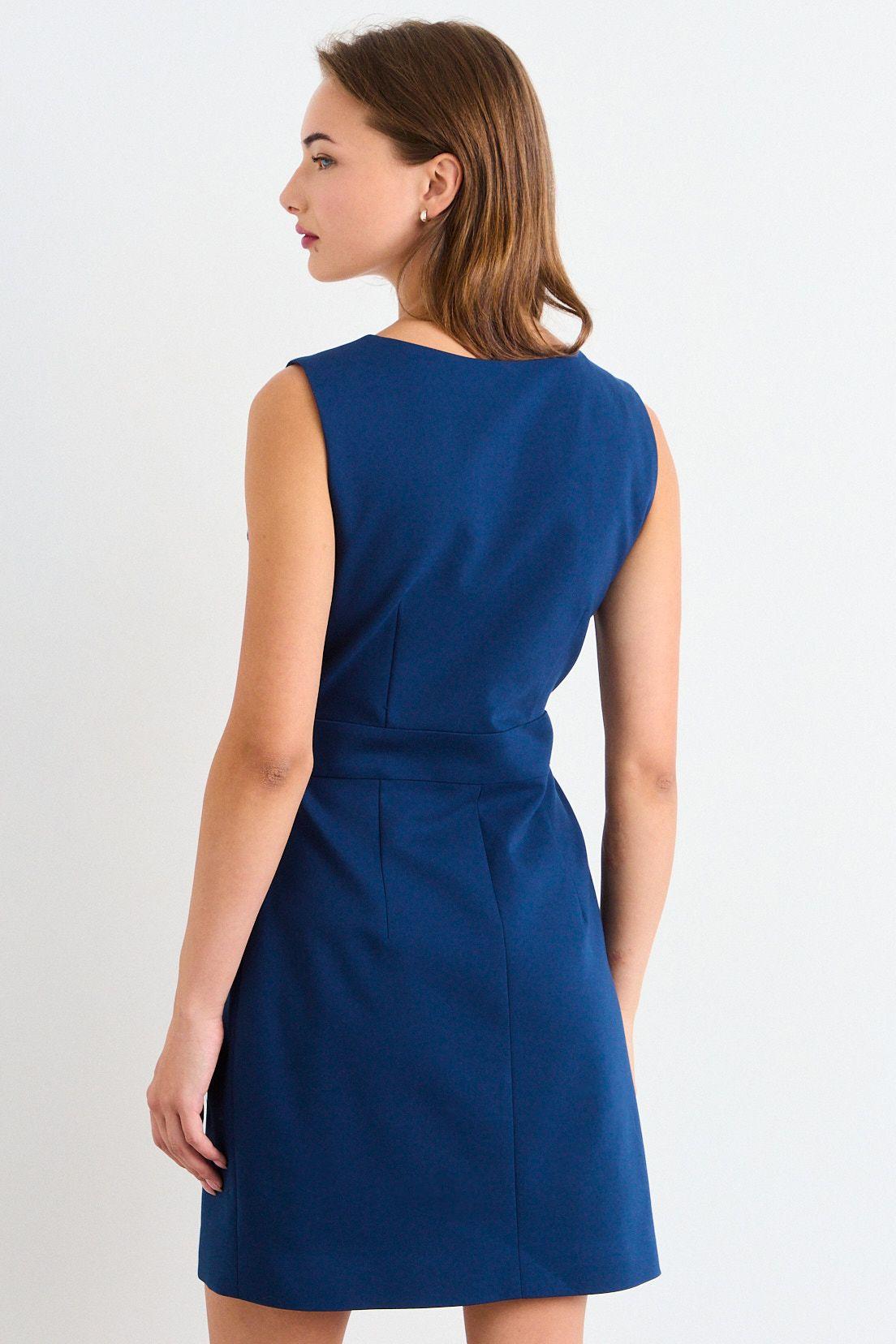 Vestido Tipo Jumper Sin Mangas Azul Ash 13007225050104-2