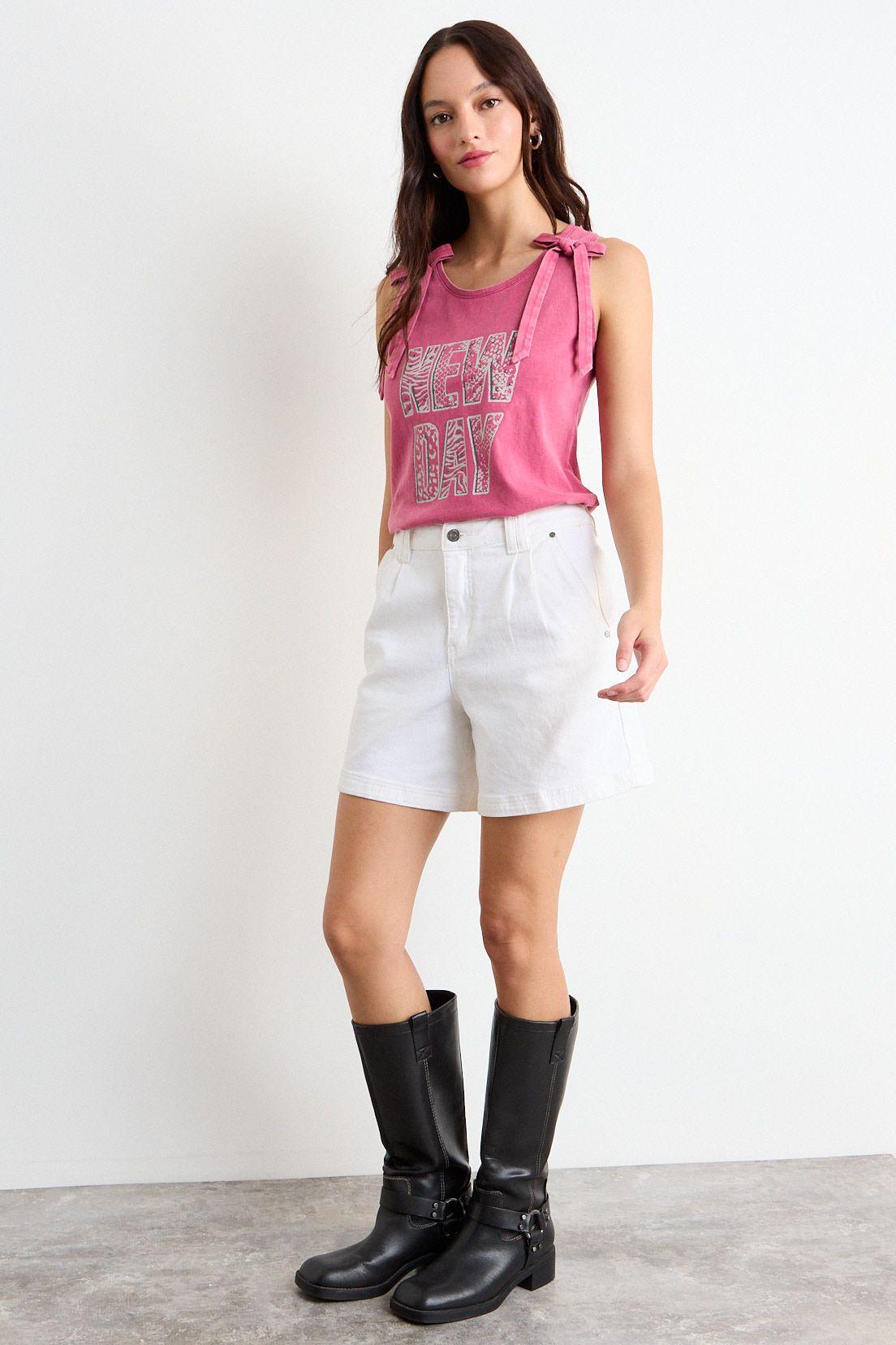 Polera Estampada Fucsia iO 14620126002116-4