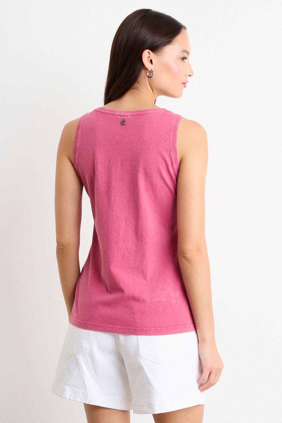 Polera Estampada Fucsia iO 14620126002116-2