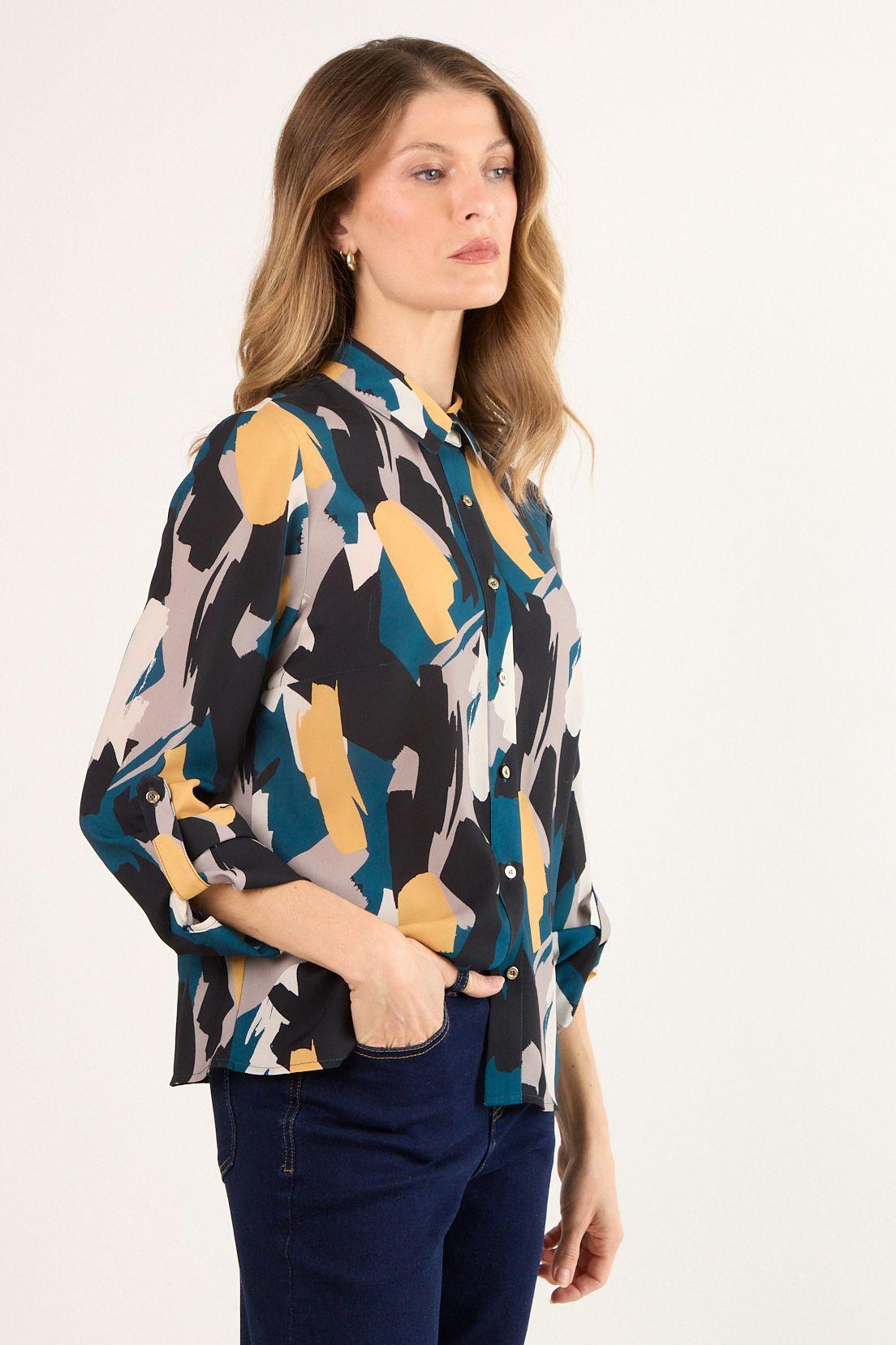 Blusas Manga Larga Negro Ma Griffe 14102225002102-2