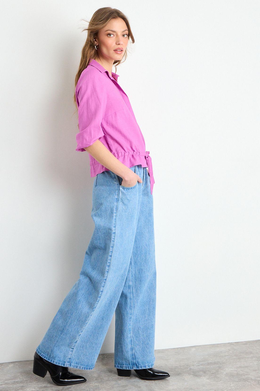 Blusa Lisa Fucsia iO 14020225064116-4