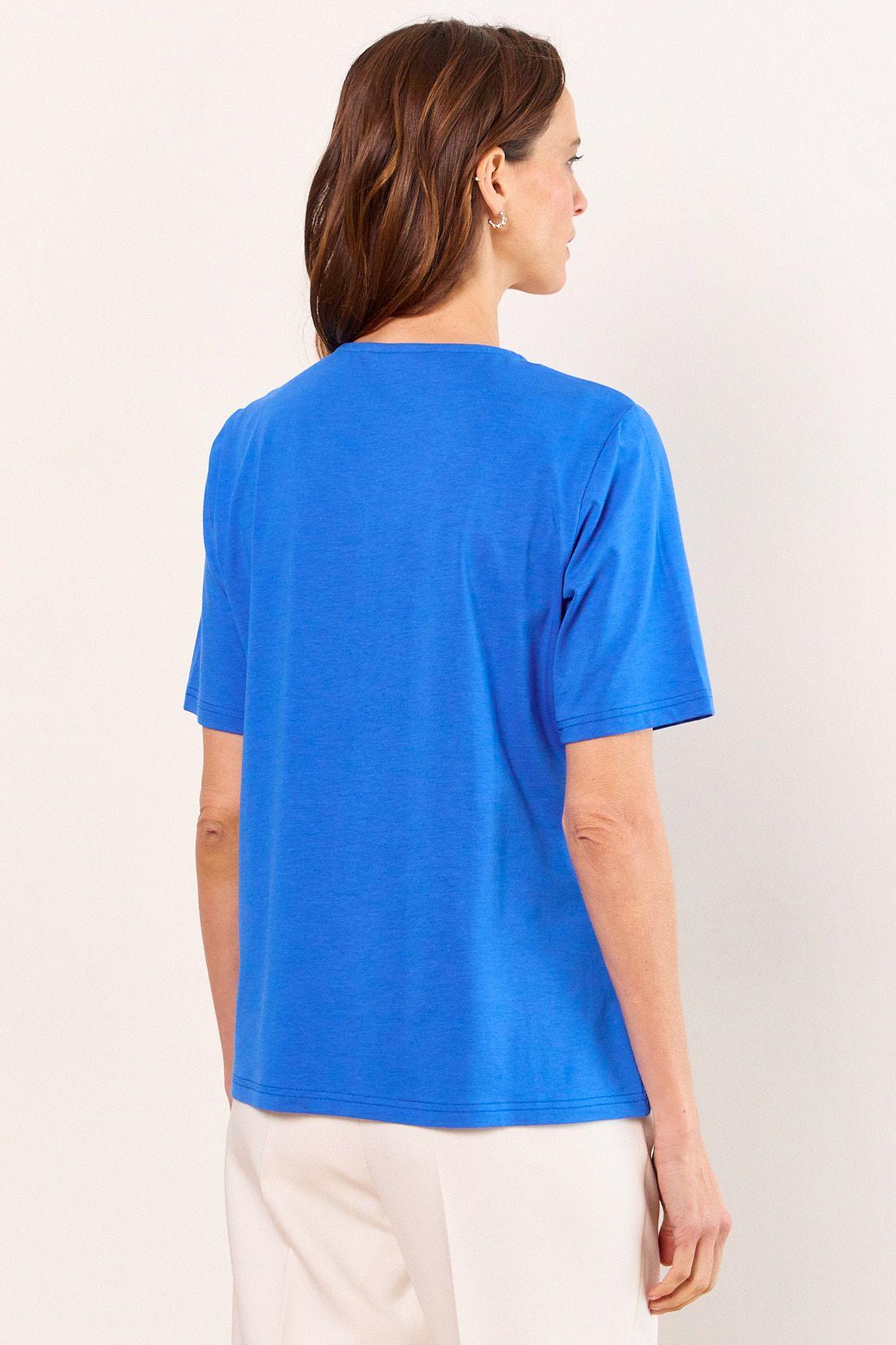 Polera Manga Corta Azul Ma Griffe 14202226005134-2