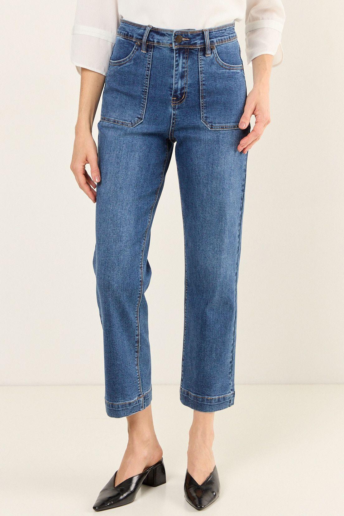 Jeans Recto Azul Ma Griffe 11302126001104-1