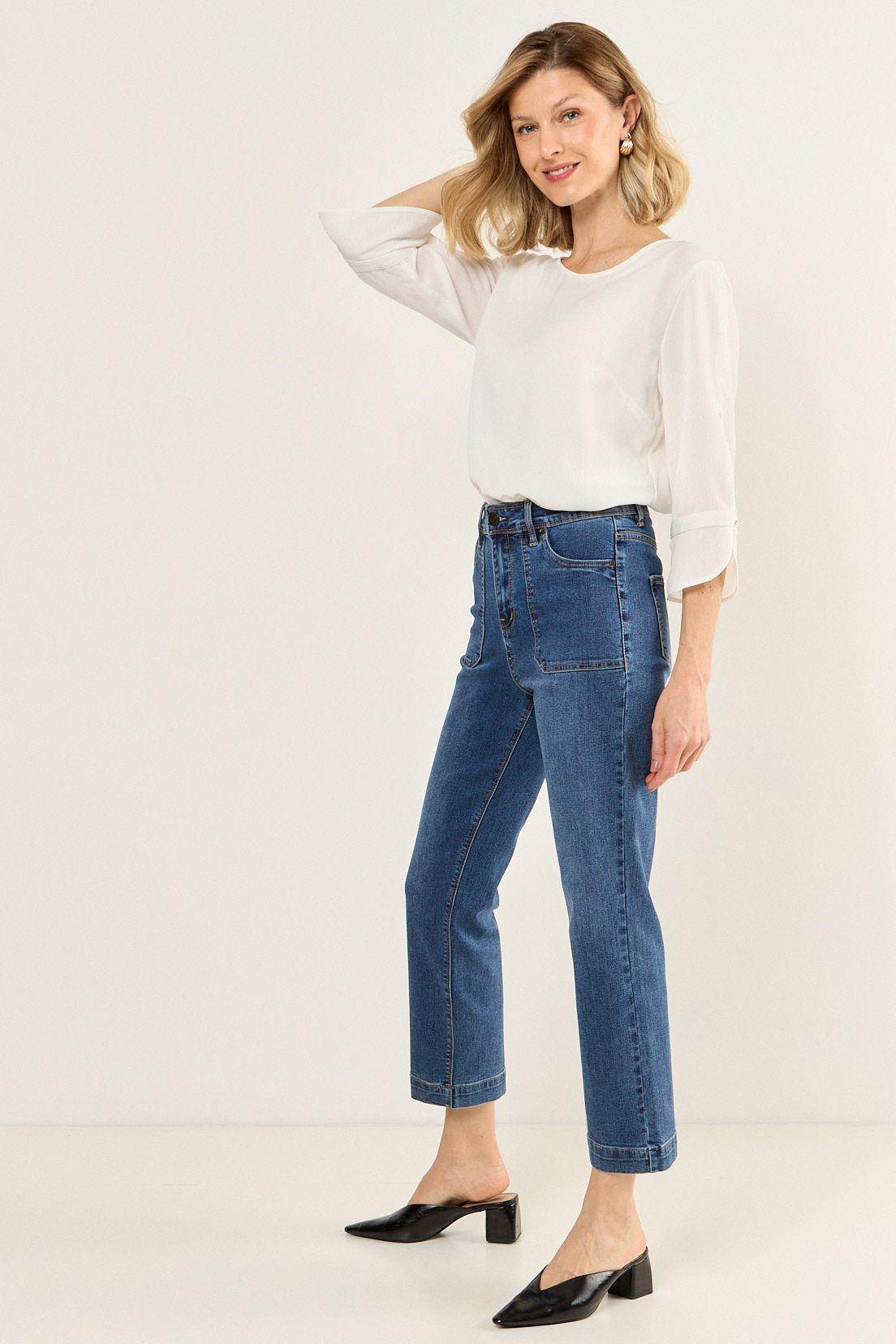 Jeans Recto Azul Ma Griffe 11302126001104-4