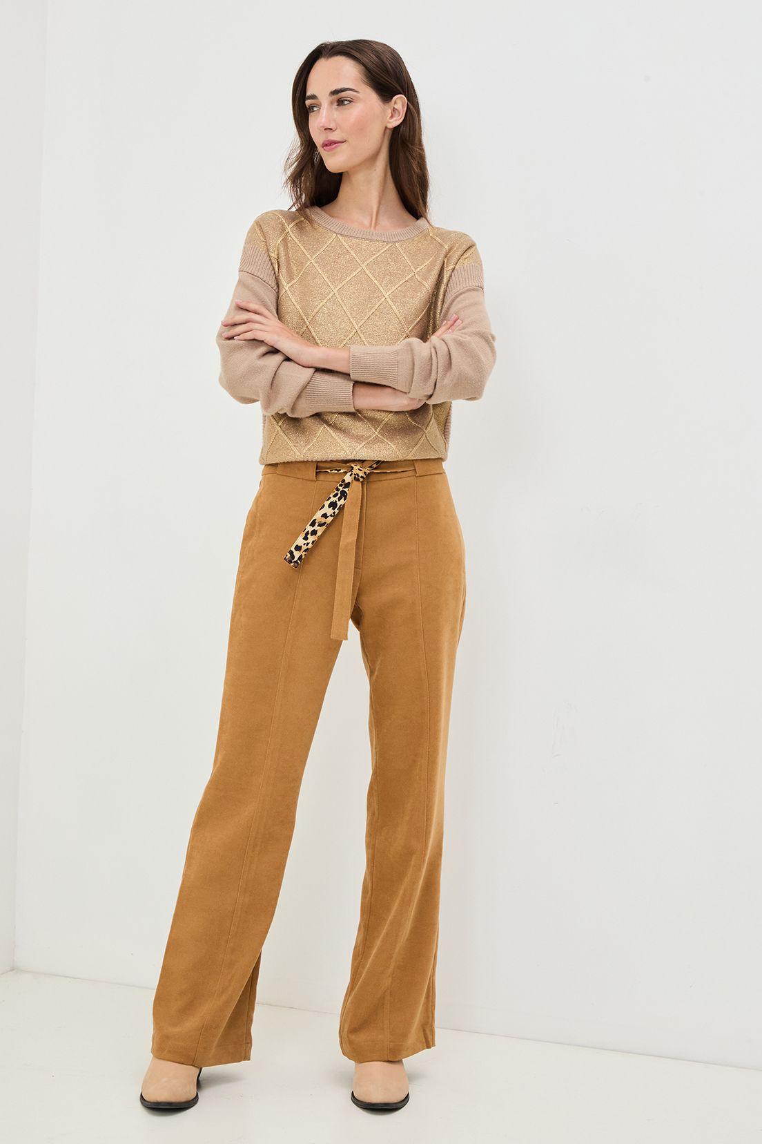 Pantalon Liso Café 11020125058129-1