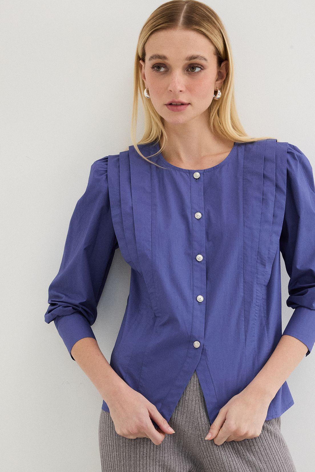 Blusa Lisa Azul 14007125057134-0