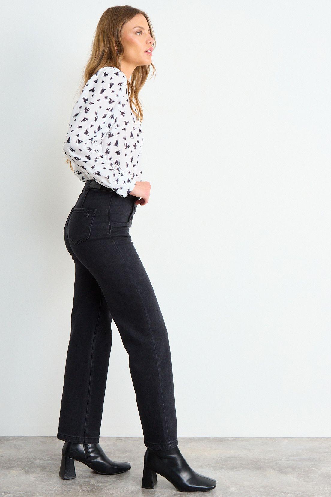 Jeans Liso Negro iO 11320126003102-4