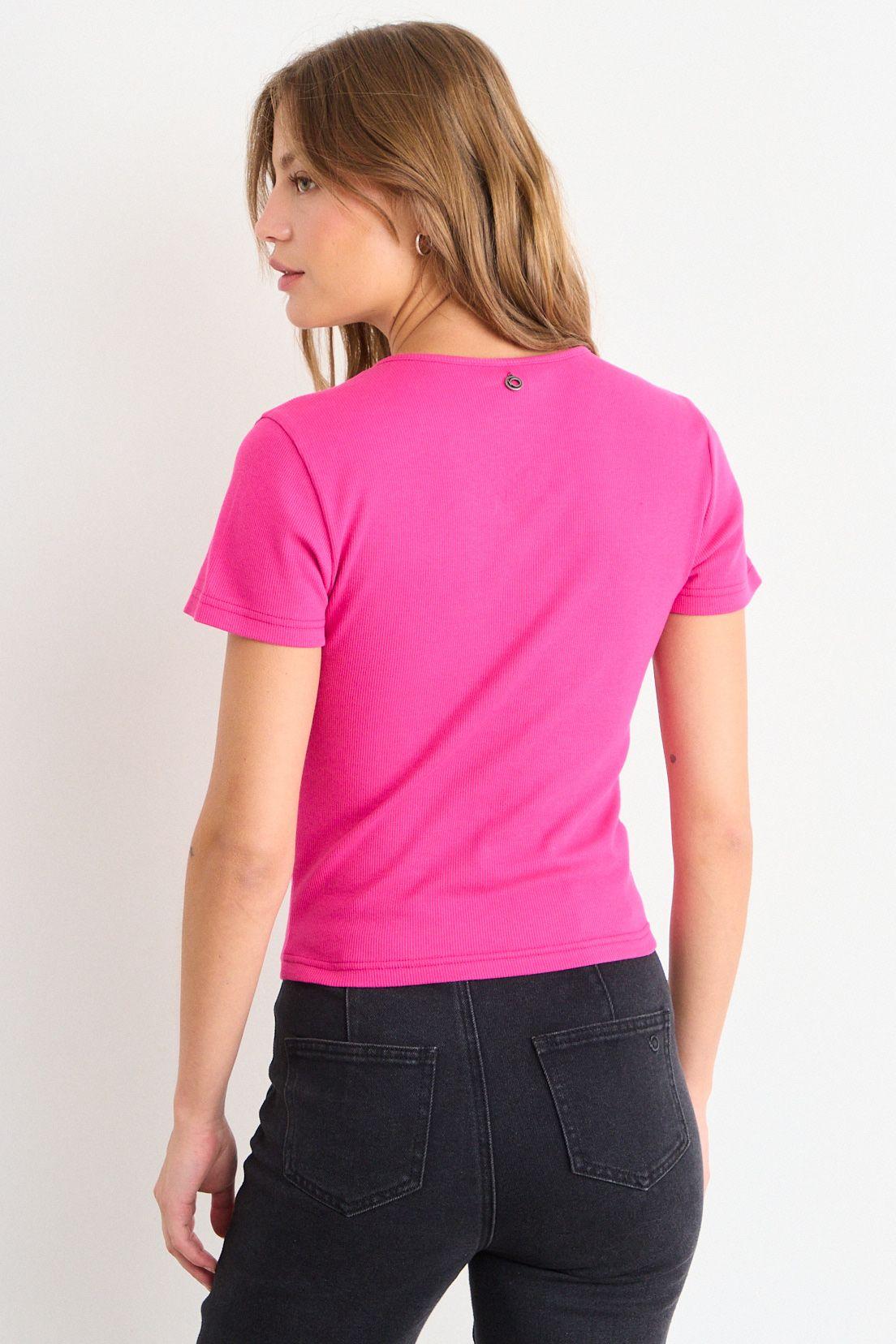 Polera Lisa Fucsia iO 14220126004116-2