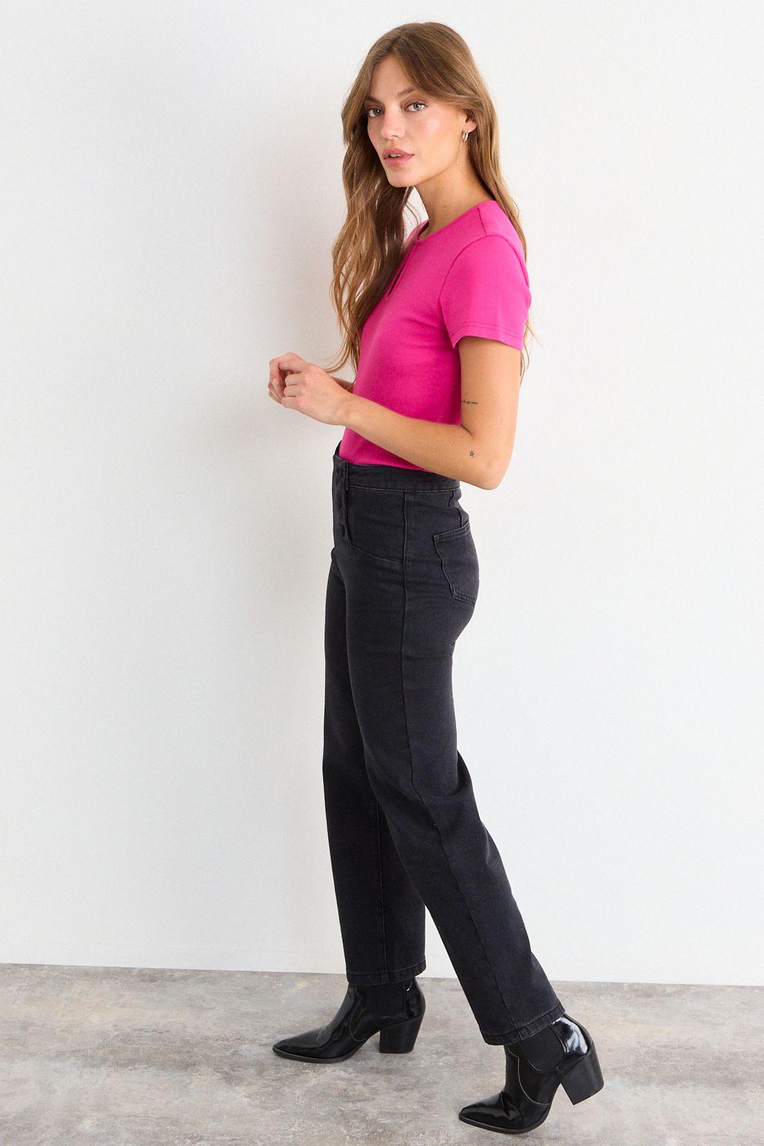 Polera Lisa Fucsia iO 14220126004116-3
