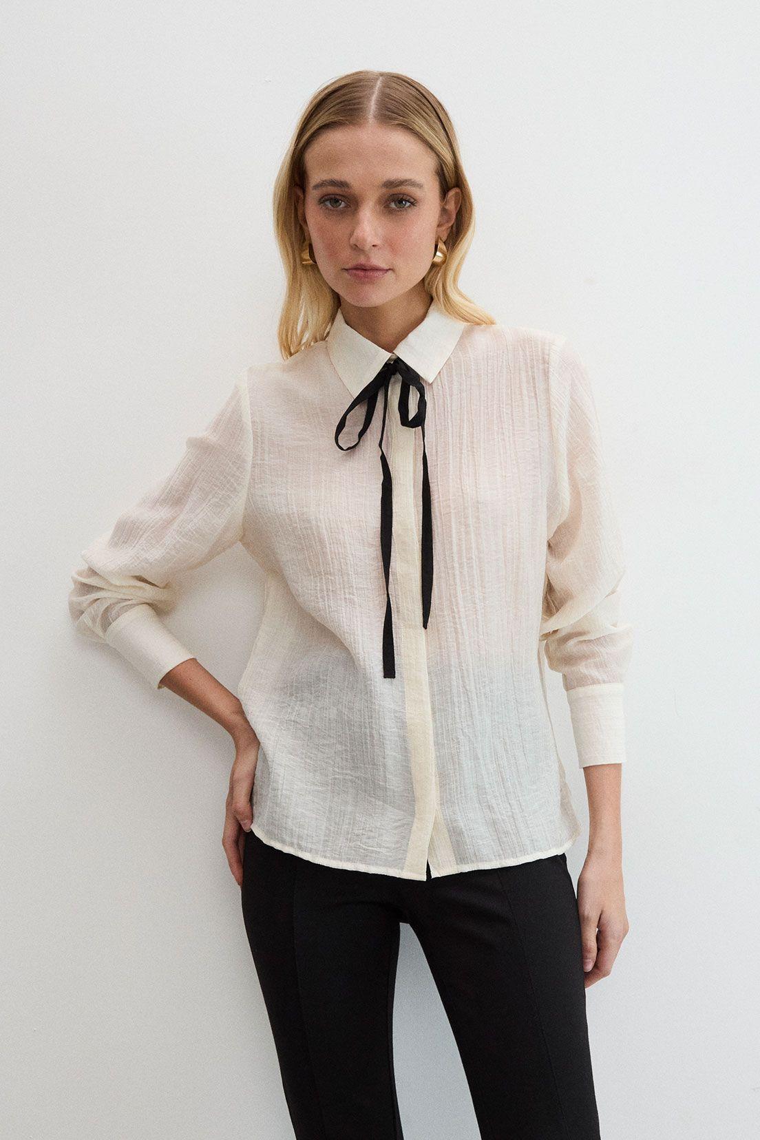 Blusas Manga Larga Mujer  14007125013105-0