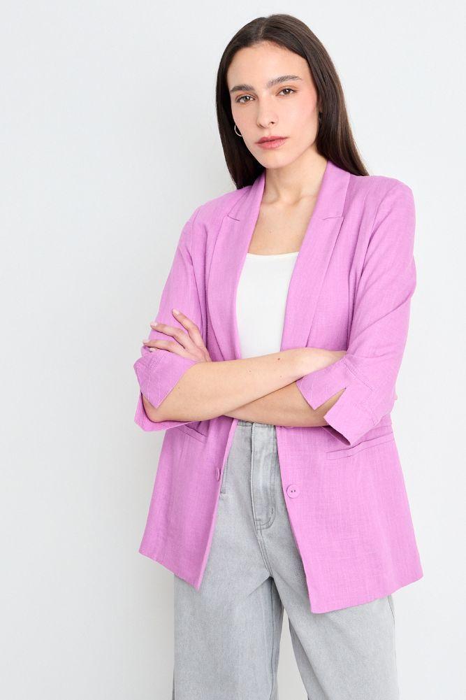 Blazer Liso Fucsia iO 16020225061116-0