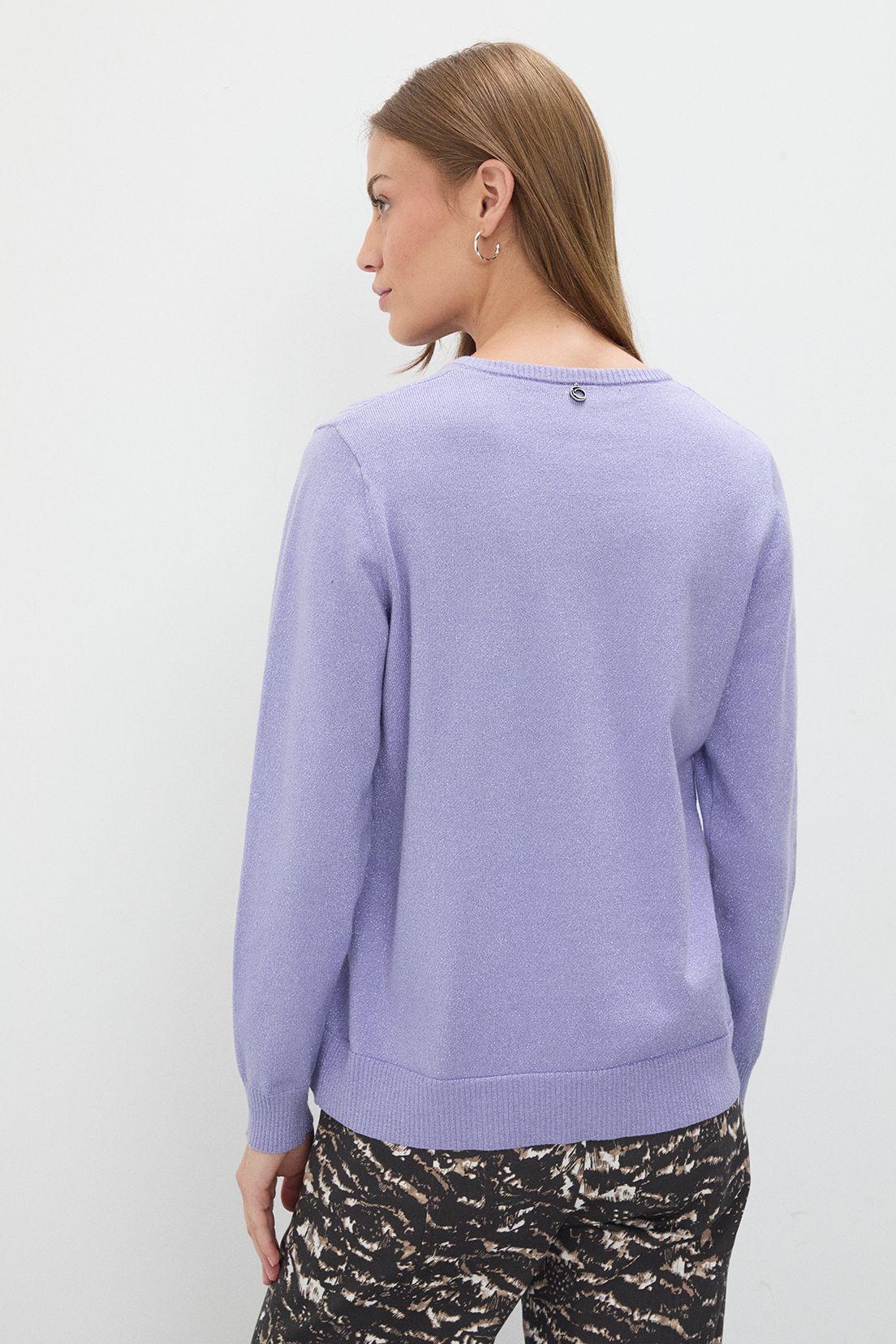 Sweater Liso Morado 18120125020211-2