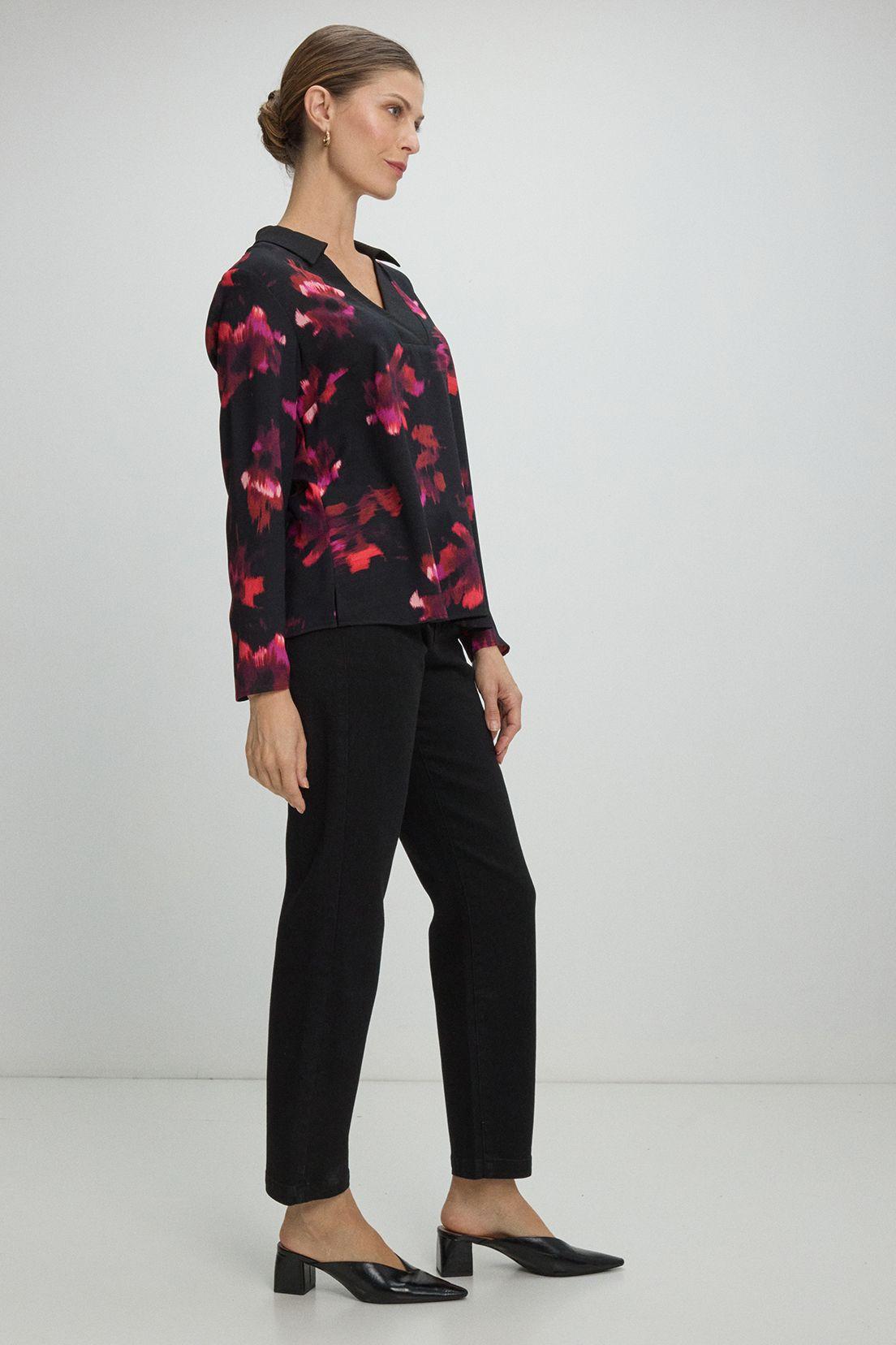 Blusas Manga Larga Negro Ma Griffe 14102225001102-3