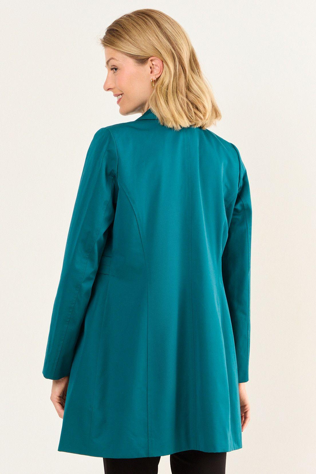 Trench Formal Turquesa Oscuro Ma Griffe 17402126051107-2