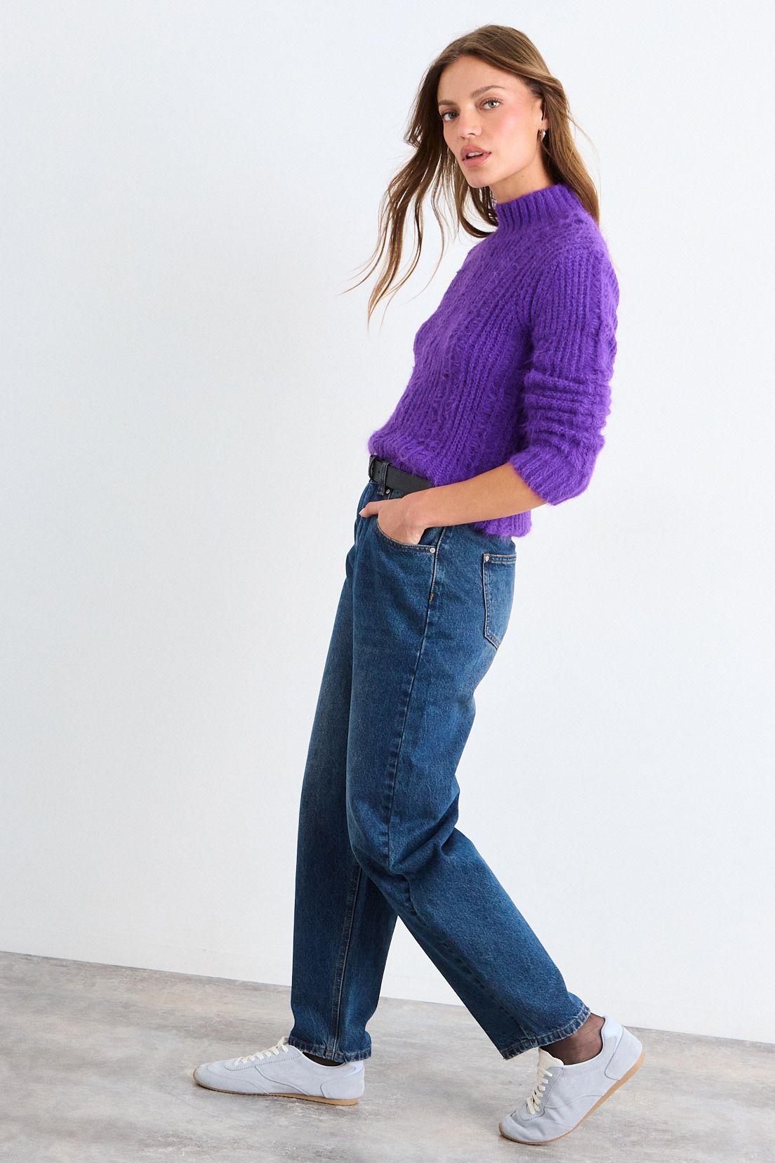 Sweater Liso Morado iO 18120126014121-4