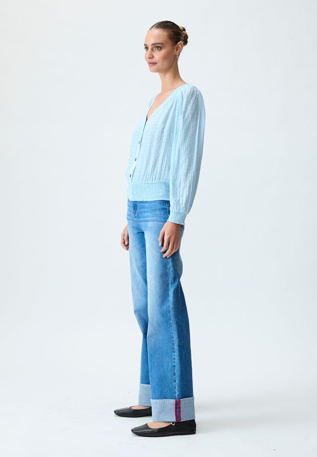 Blusa Lisa Celeste iO 14020125057110-2