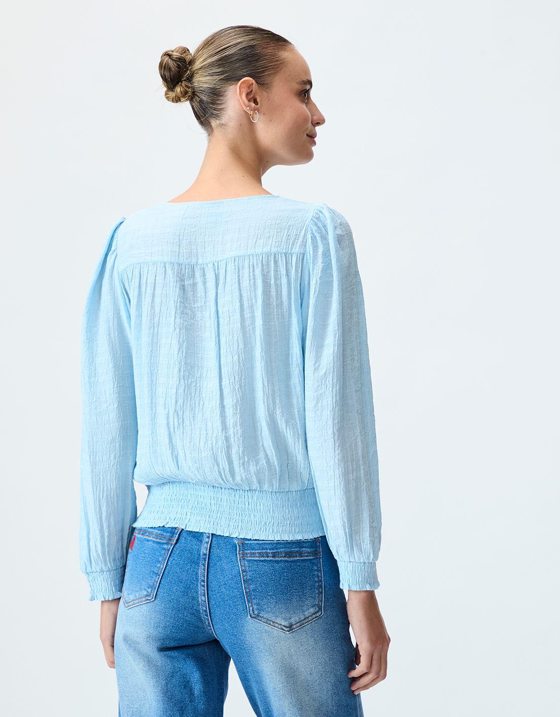 Blusa Lisa Celeste iO 14020125057110-3