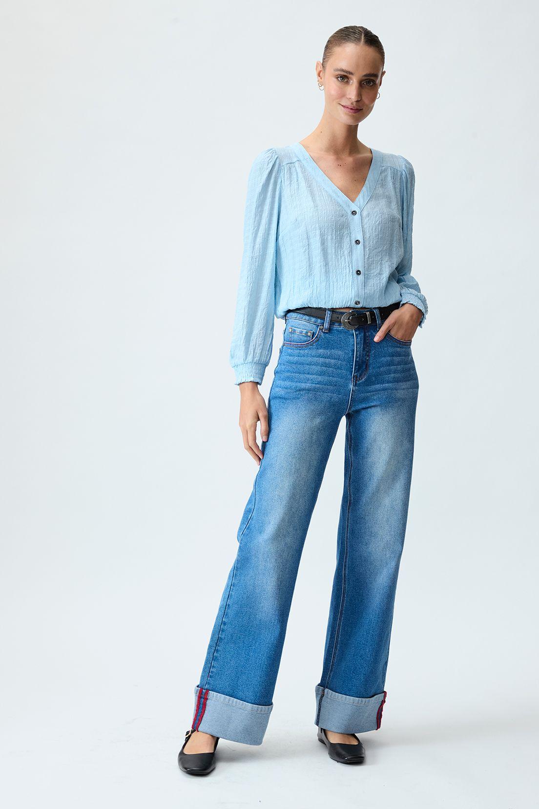 Blusa Lisa Celeste iO 14020125057110-4
